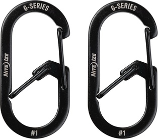 Nite Ize Two Pack Carabiner No 1 #GS1-01-2R6