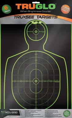 TRUGLO Tru-See Handgun Target 6pk