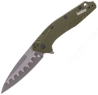 Kershaw Dividend Olive Aluminum Handle #KS1812OLCB