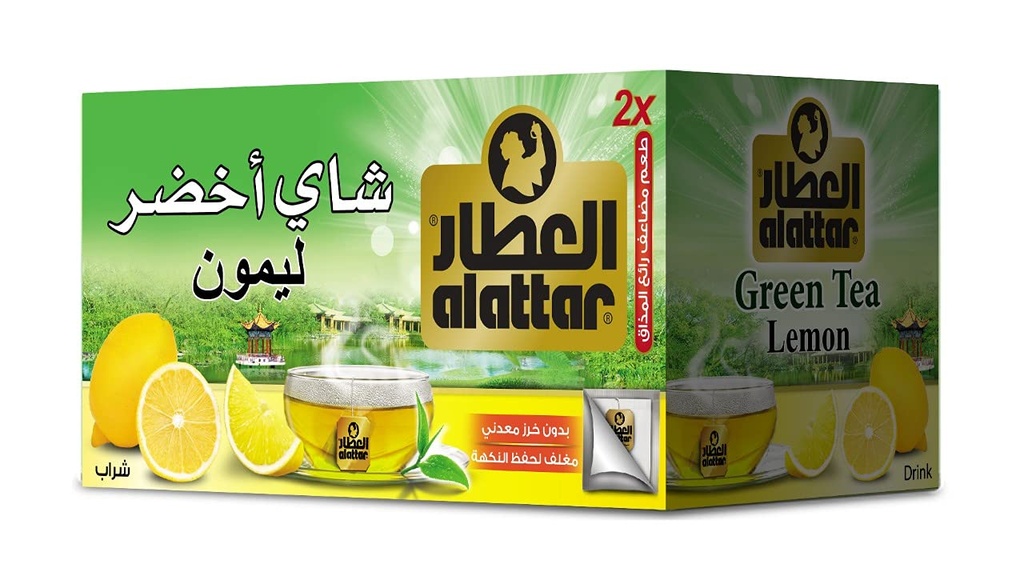 [03914] العطار شاي اخضر ليمون 24*1