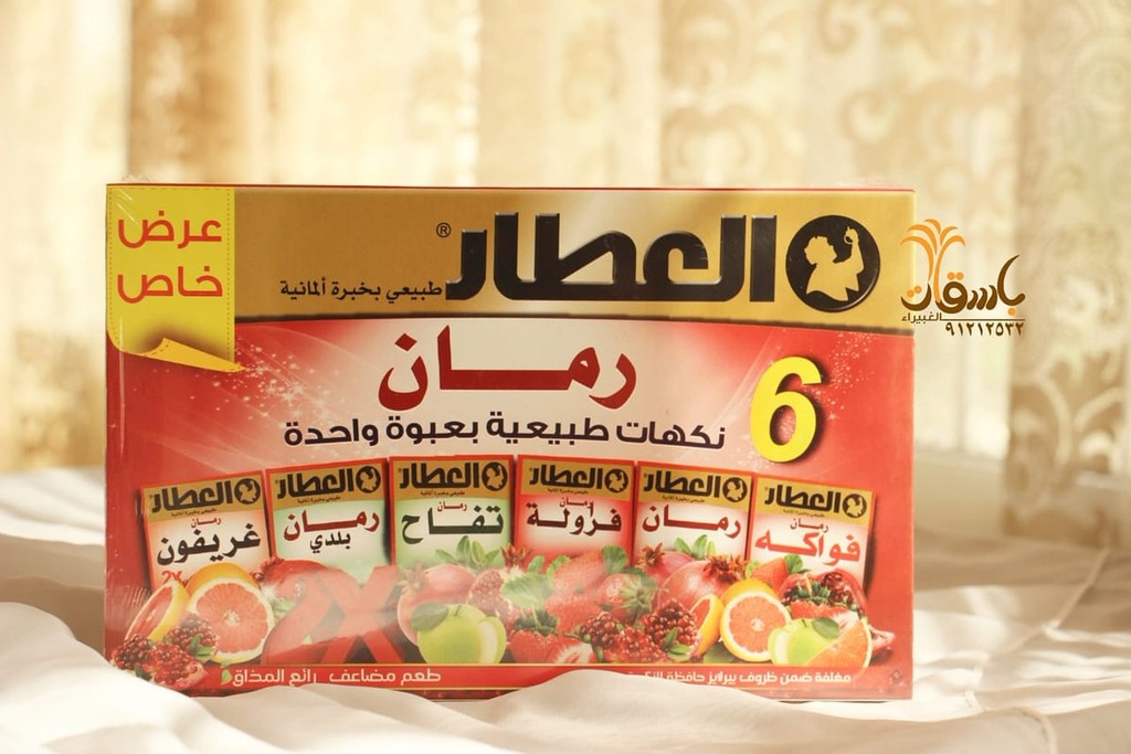 [03921] العطار 6 نكهات رمان 24*1