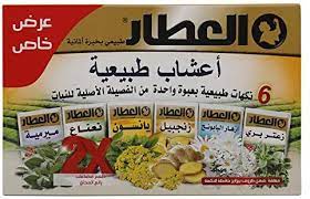[03922] العطار 6 نكهات اعشاب طبيعية 24*1
