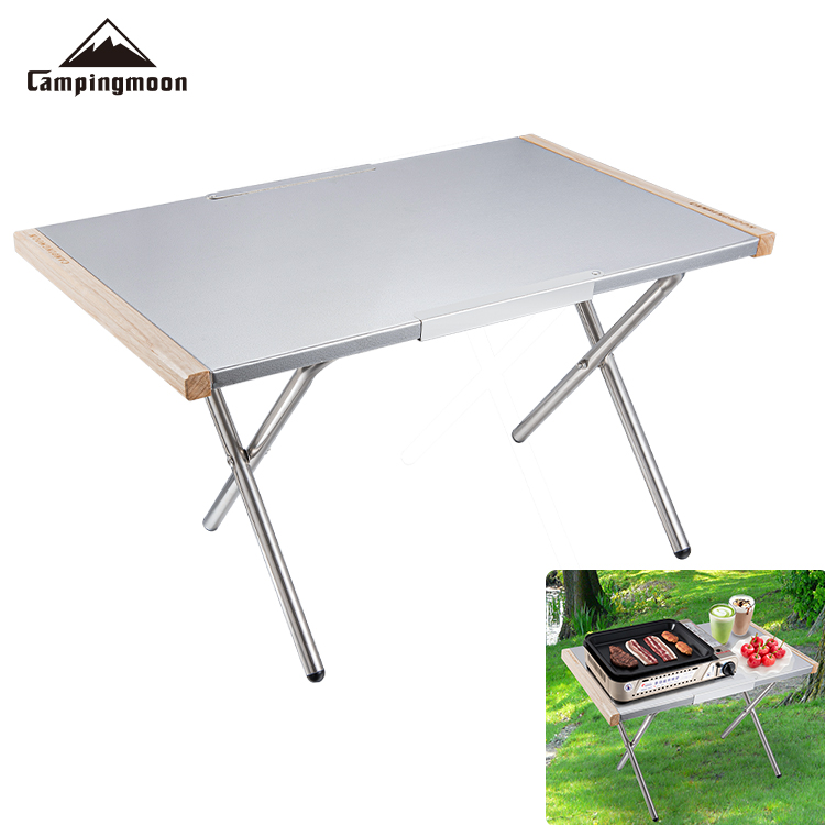 Aluminum Camping Table T-520-BK - campingmoon