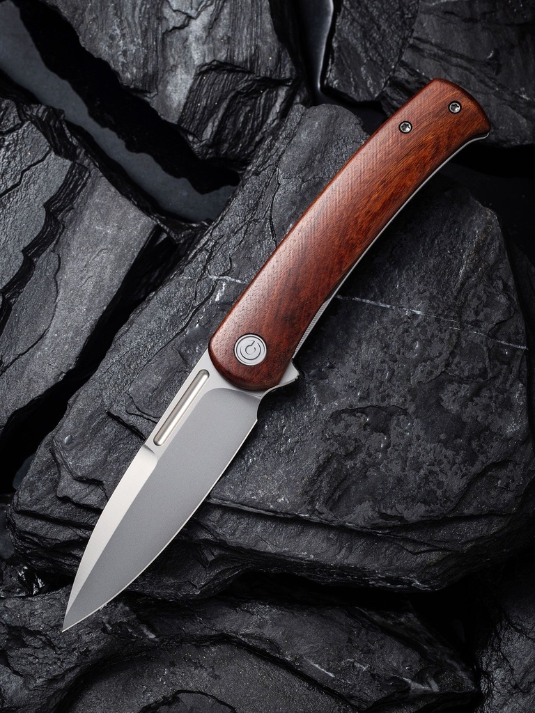 [04119] CIVIVI Cetos Knife Wood With Steel Lock Side Handle #C21025B-4