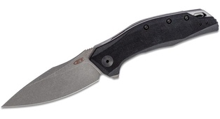 ZT Folding Knife CPM-20CV Drop Point Blade G10 Handle #ZT0357