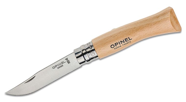 [04265] OPINEL BLISTER N0 7 BEECH STAINLESS STEEL #OP000693