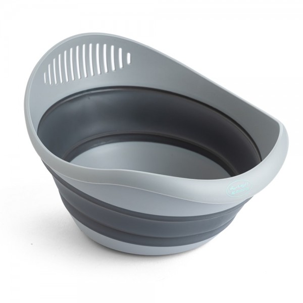 [04347] Foldable Colander - Grey From Alrimaya #22-3644