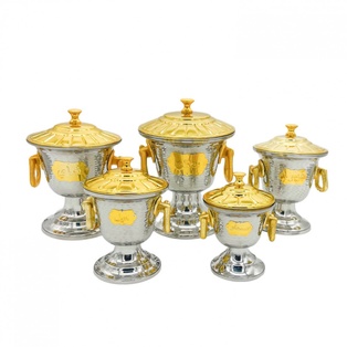 Najd Sugar Set Golden Cover from Aljabr #gb-14