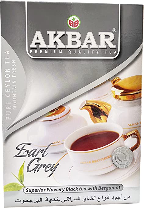 [05038] Akbar Earl Grey Superior Flowery Black Tea with Bergamot 500g
