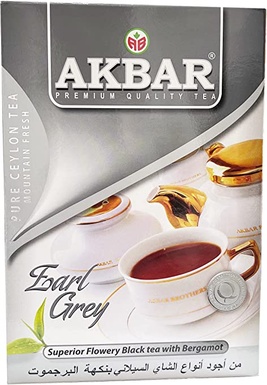 Akbar Earl Grey Superior Flowery Black Tea with Bergamot 500g