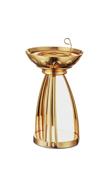  مبخرة الشعلة 2 اسود و ذهبي #K396157-BKG