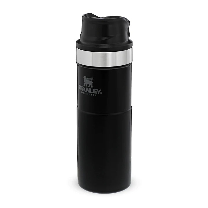 [05325] STANLEY CLASSIC TRIGGER-ACTION TRAVEL MUG BLACK | 16OZ | 0.47L 10-06439-031