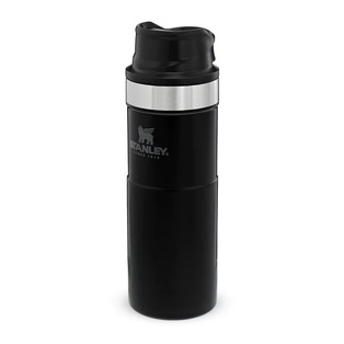 STANLEY CLASSIC TRIGGER-ACTION TRAVEL MUG BLACK | 16OZ | 0.47L 10-06439-031