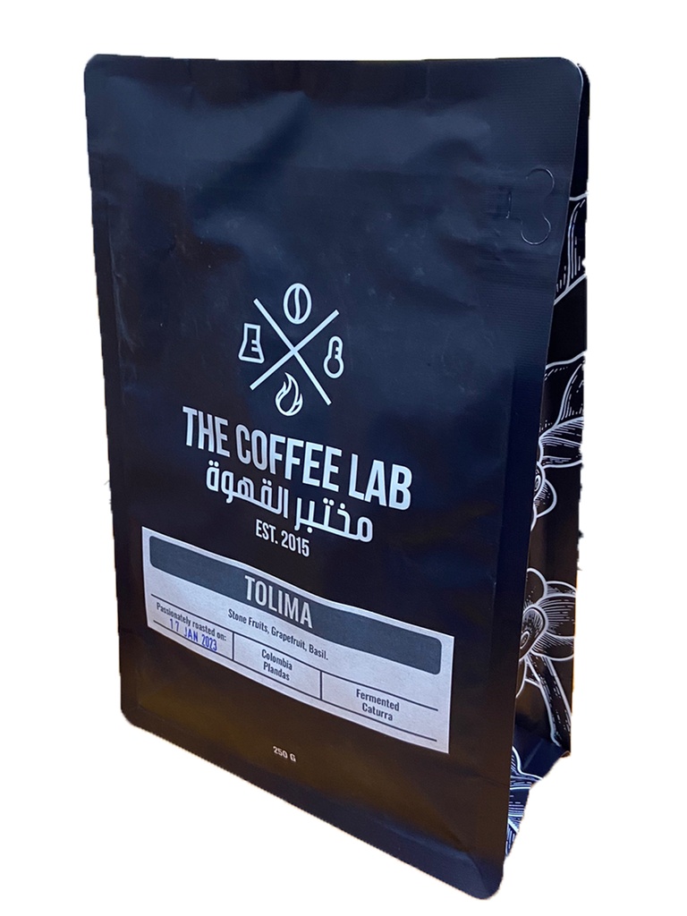 [05541] قهوة مختصة توليما 250 غ مختبر القهوة