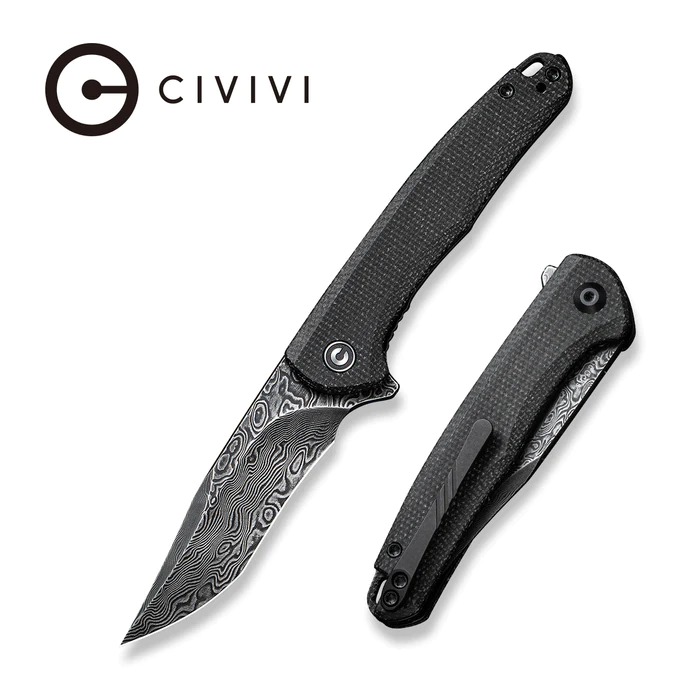 [05745] CIVIVI Mini Sandbar Flipper Knife Micarta Handle #C20011DS1