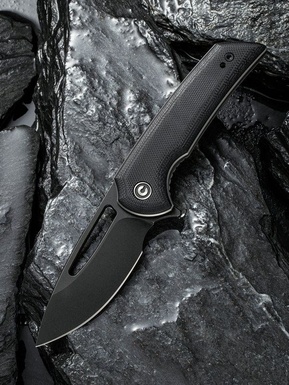 CIVIVI Odium Flipper Knife G10 Black Handle #C2010E