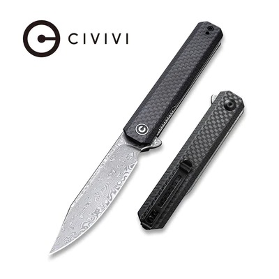 [05766] CIVIVI Chronic Flipper Knife Carbon Fiber Overlay On G10 Handle #C917DS