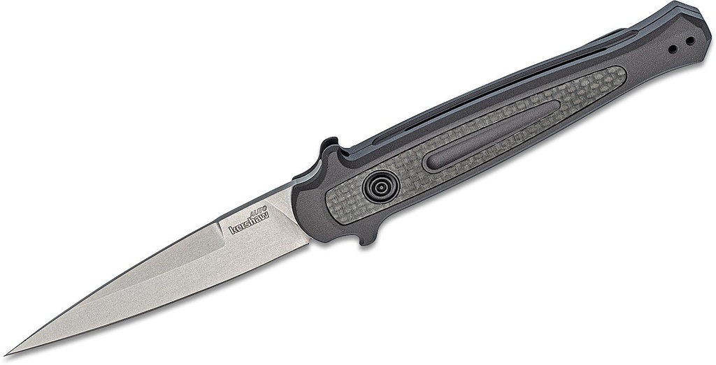 [05780] Kershaw AUTO Launch 8 Button Lock Folding Knife Stonewashed CPM-154 Spear Point Blade #KS7150