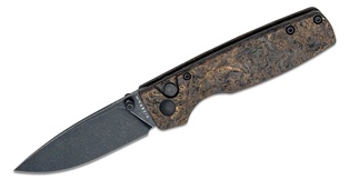 KIZER Original Button Lock Folding Knife CPM-20CV Black Drop Point Blade #Ki3605A2