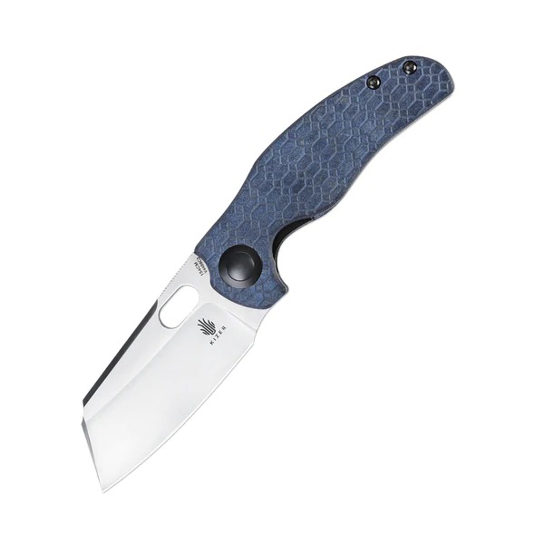 [05857] Kizer Sheepdog C01C Liner Lock Knife Blue Richlite Handle#V4488C3