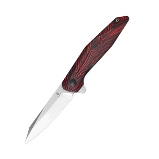 Kizer Spot Liner Lock Knife Black&Red G10 #V3620C1
