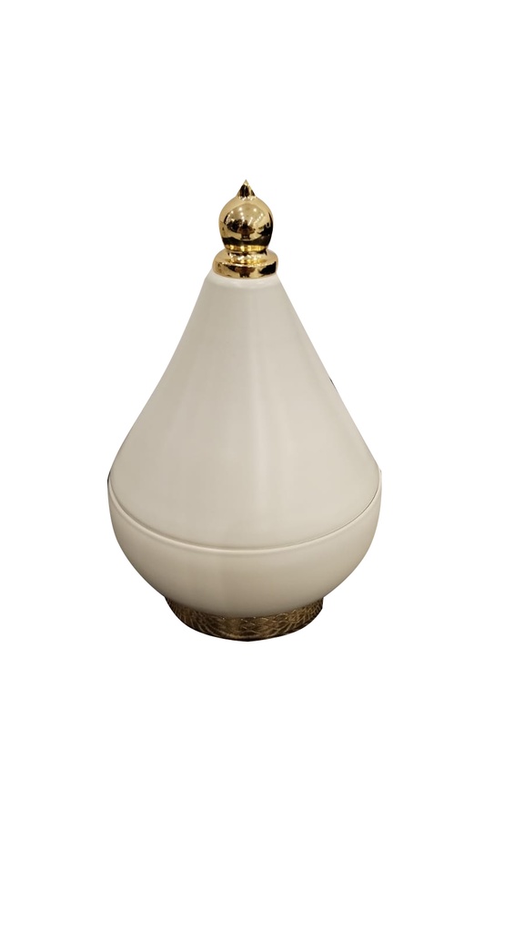[05869] جوانا شيالة شوكولاتة صغير ابيض ذهبي من السيف #K396165/S/IVYG