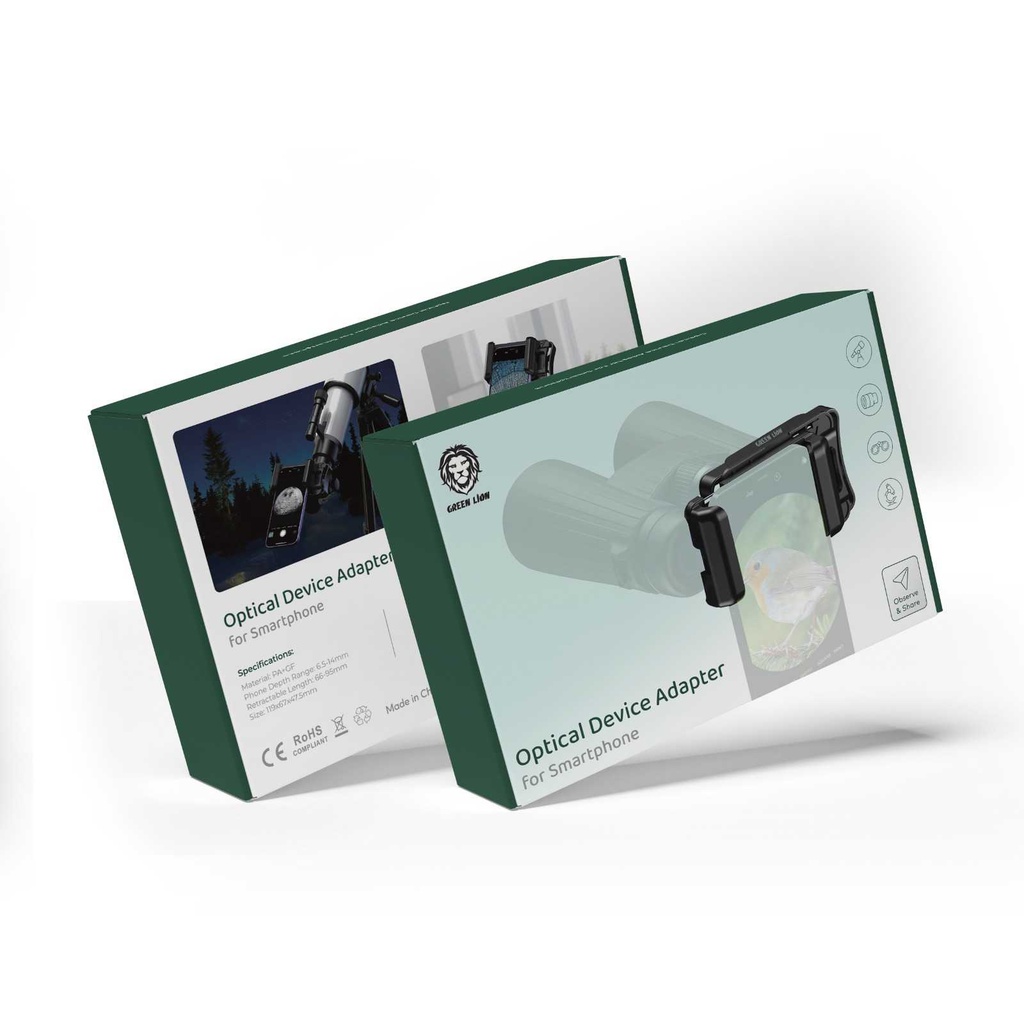 [06158] Green Lion Optical Device Adapter for Smartphone #GNOPTDVADBK