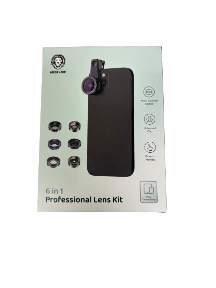[06159] Green Lion 6 in 1 Professional Lens Kit - black #GN6N1PROLKTBK