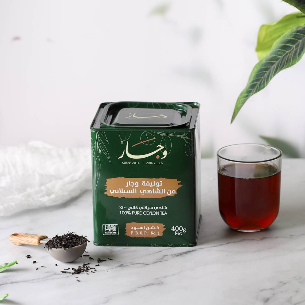 [06373] شاي وجار علبة معدنية 400 جرام