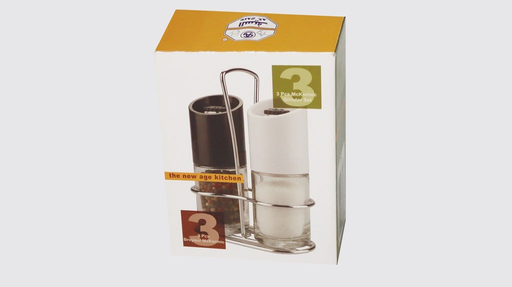 [06417] MANUAL PEPER GRINDER BLACK & WHITE #9587/53