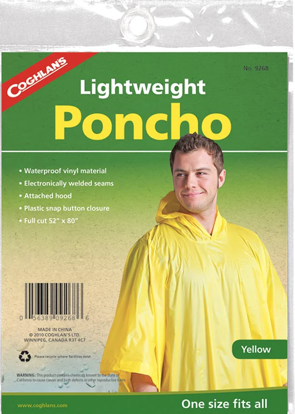 [06717] COGHLANS Poncho - yellow