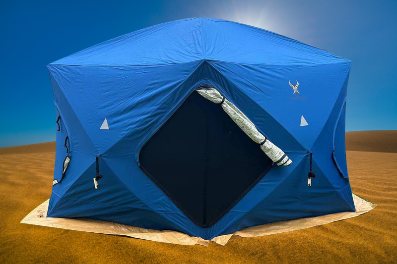 [06980] خيمة ديسكفري الحر لون ازرق  3 * 3  متر