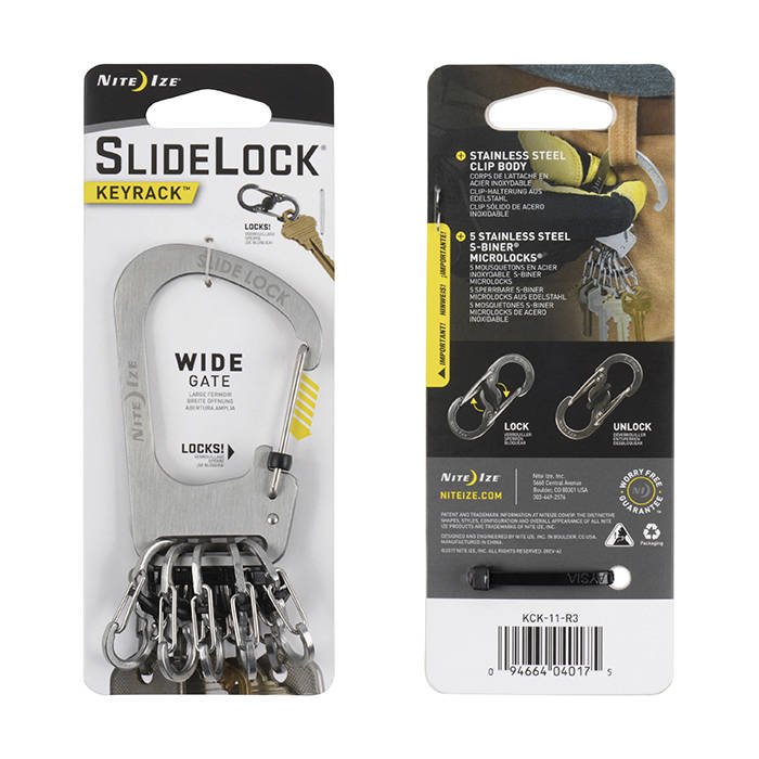 [07476] Nite Ize SlideLock® KeyRack #KCK-11-R3