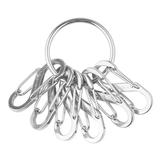 Nite Ize Keyring Steel - S-Biner - Stainless #KRGS-11-R3