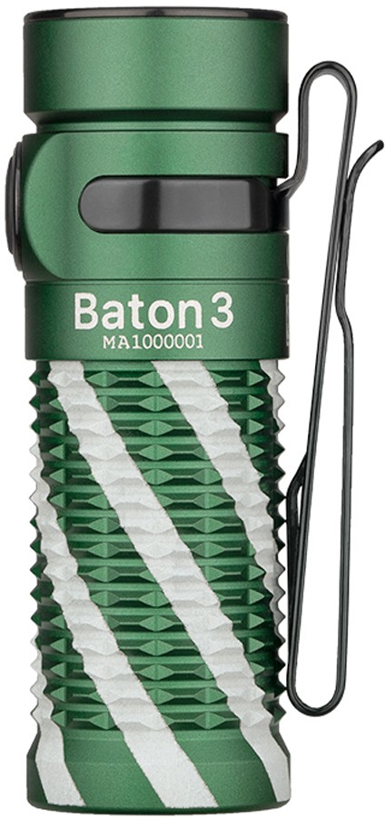 [07842] Olight Baton 3 Christmas green 1200 Lumines