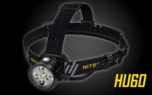 Nitecore HU60+NPB1 1600 Lumen Focusable Rechargeable Headlamp with powerbank 5000mah