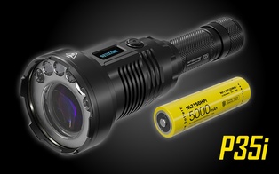 Nitecore P35i 3000 Lumen 1804 Yard Rechargeable LEP Flashlight