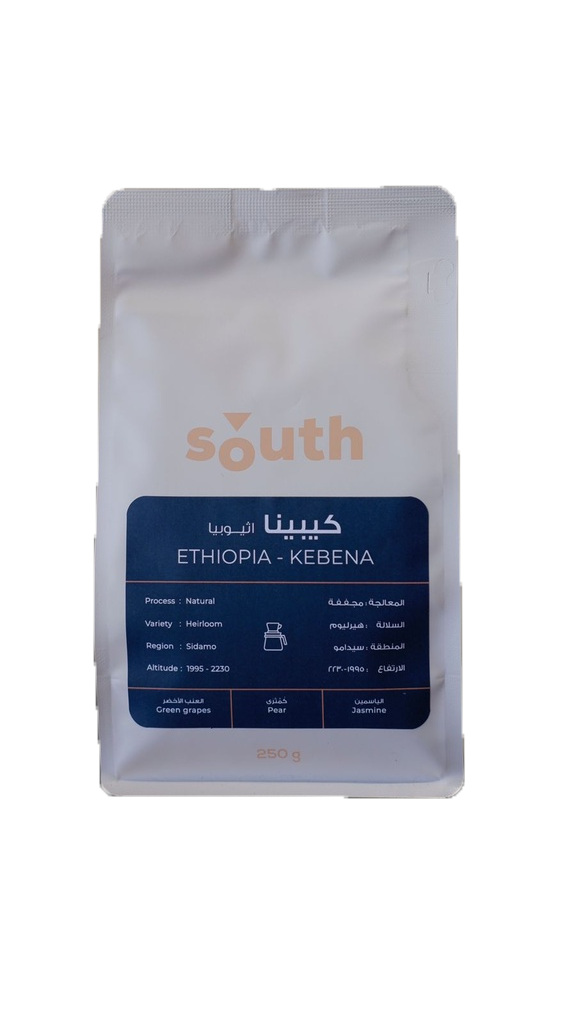 [07885] ETHIOPIA KEBENA COFFEE BEANS 250g