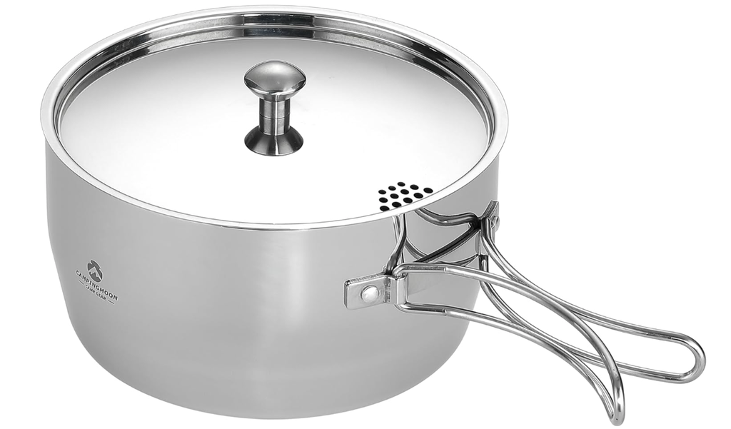 [08250] Three layer steel small soup pot #CC-18