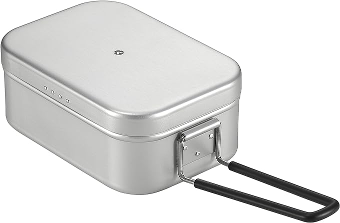 [08251] White pressure relief lunch box(L) #S-2013