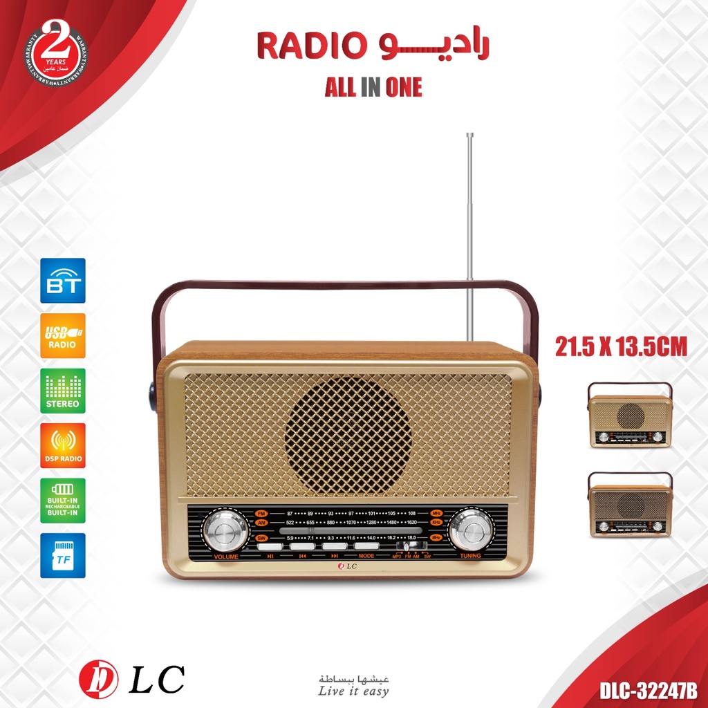 [08280] RADIO ALL IN 1 FROM DLC #32247B
