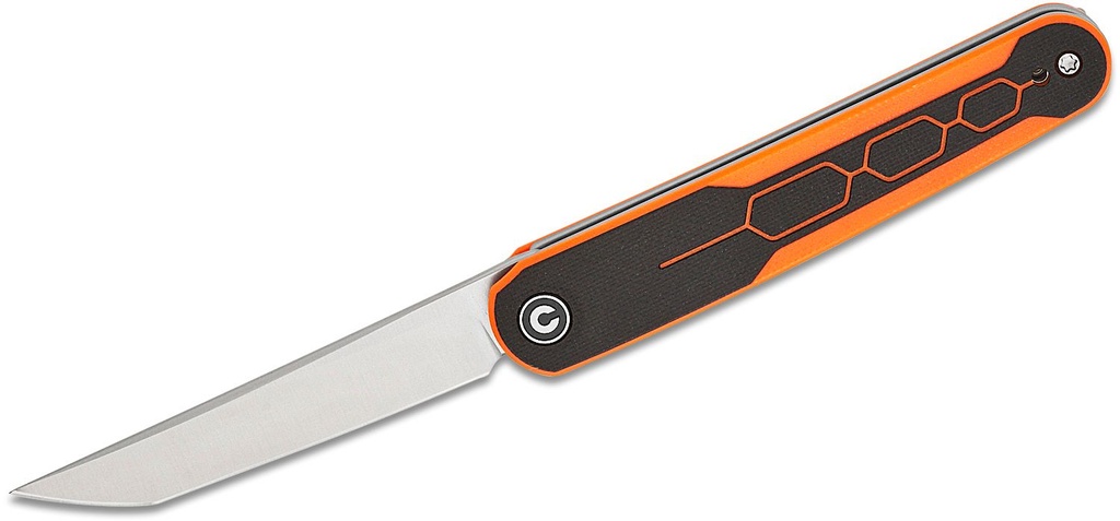 [08686] CIVIVI KNIVES KWAIQ LINER LOCK ORANGE/BLACK #C230152