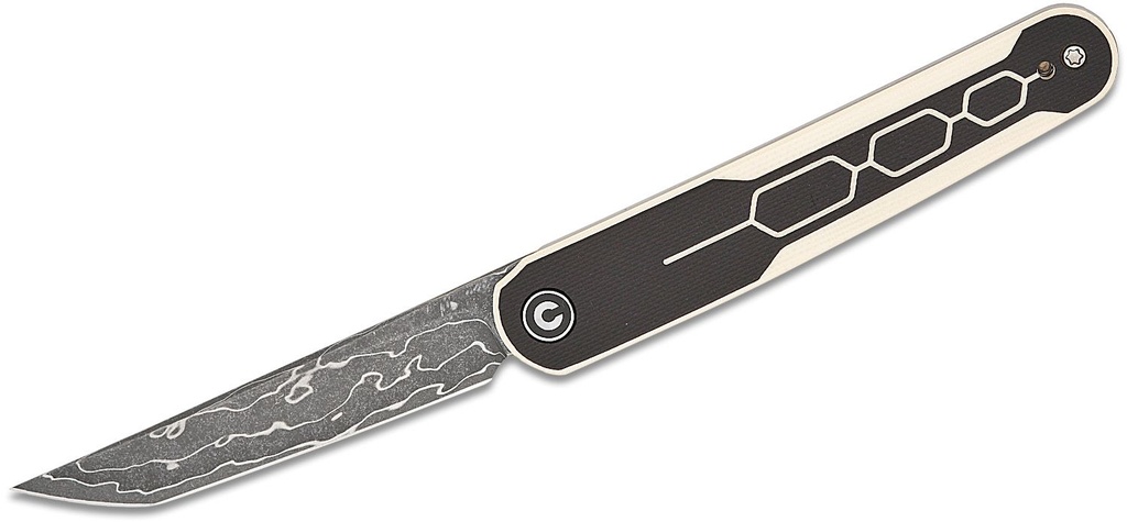 [08688] CIVIVI KNIVES KWAIQ LINER LOCK IVORY/BLACK #C23015-DS1