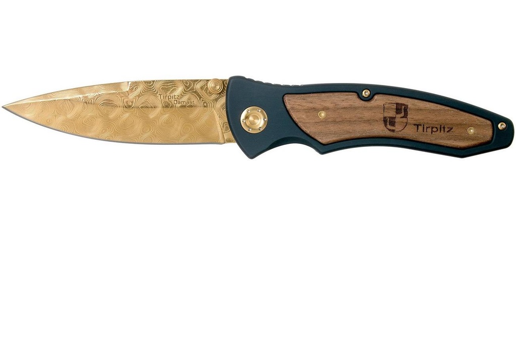 [08693] Boker Tirpitz Linerlock Damascus #BO110194DAM