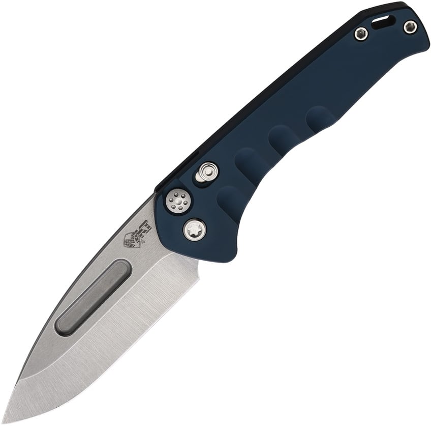 [08702] MEDFORD AUTOMATIC SWIFT S35VN DROP POINT POCKET KNIFE BLUE  #MD206STD44AU