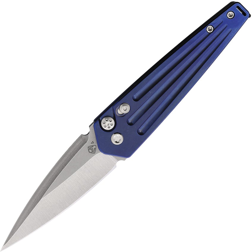 [08705] MEDFORD AUTOMATIC NOSFERATU BUTTON LOCK POCKET KNIFE #MDNATQ37A2TS