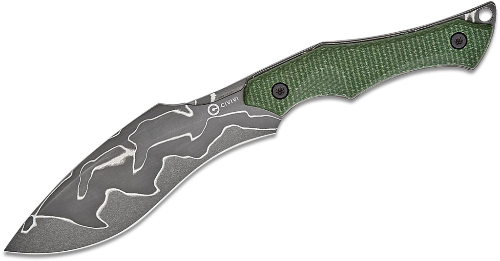 [08720] CIVIVI KNIVES VAQUITA II MINI NECK KNIFE GREEN #C047C-DS2