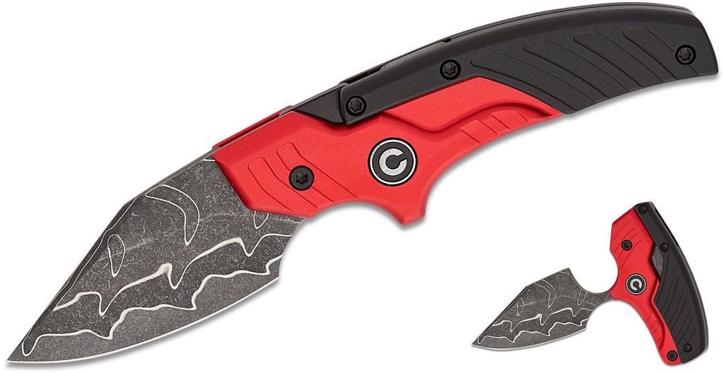 [08723] CIVIVI KNIVES TYPHOEUS ADJUSTABLE FIXED RED #C21036-DS1