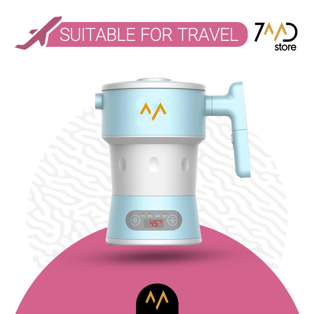 [08736] 7MD Portable Foldable Kettle #10195