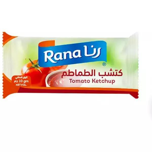 [09114] أكياس كاتشب الطماطم رنا 10 جرام كرتون 1000 قطعة